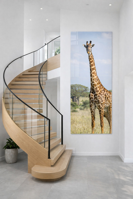 Plexiglas foto in hal